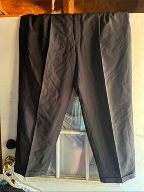 Classic Men's Black Dress Pants Savane